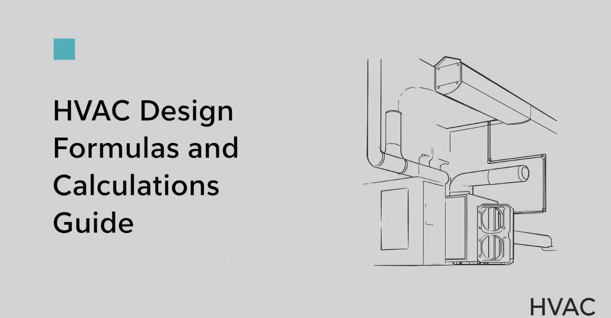 HVAC Design Formulas and Calculations Guide