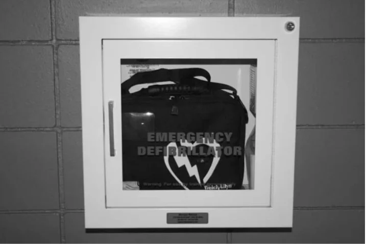 Some businesses will have Automated External Defibrillators in various locations on the premises.